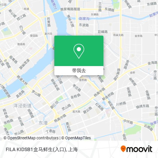 FILA KIDSB1盒马鲜生(入口)地图