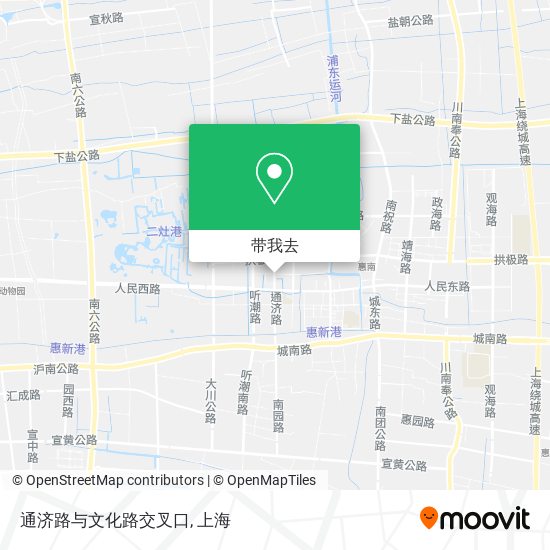 通济路与文化路交叉口地图