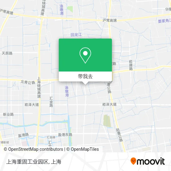 上海重固工业园区地图