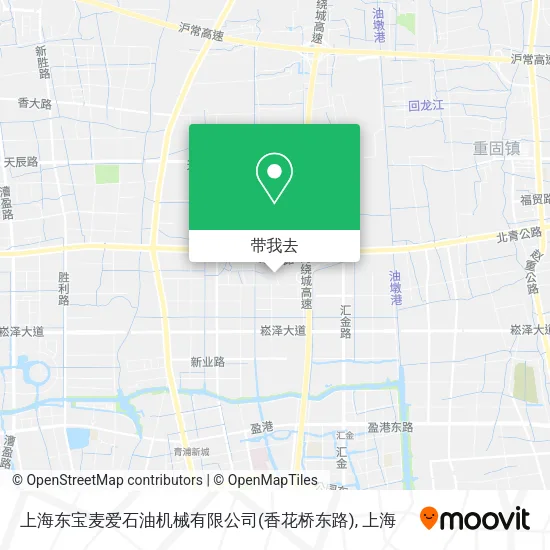 上海东宝麦爱石油机械有限公司(香花桥东路)地图