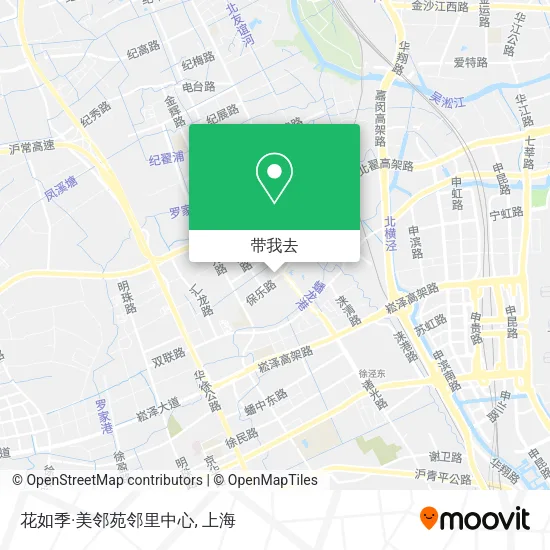 花如季·美邻苑邻里中心地图