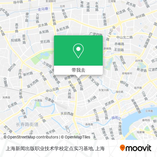 上海新闻出版职业技术学校定点实习基地地图