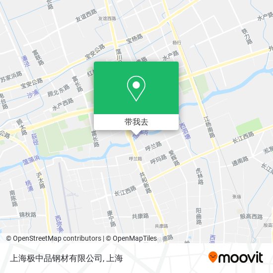 上海极中品钢材有限公司地图