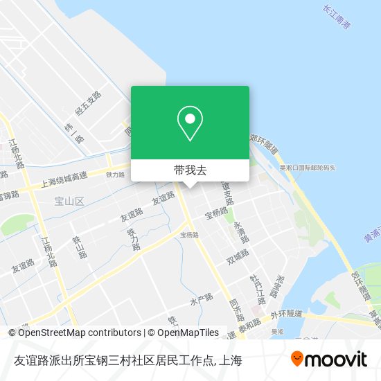 友谊路派出所宝钢三村社区居民工作点地图