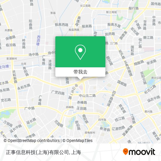 正事信息科技(上海)有限公司地图