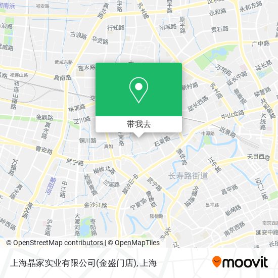 上海晶家实业有限公司(金盛门店)地图