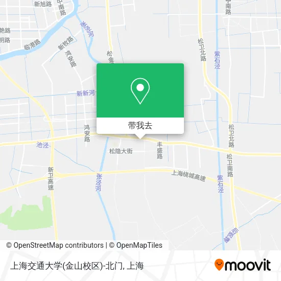 上海交通大学(金山校区)-北门地图