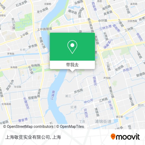 上海敬贫实业有限公司地图
