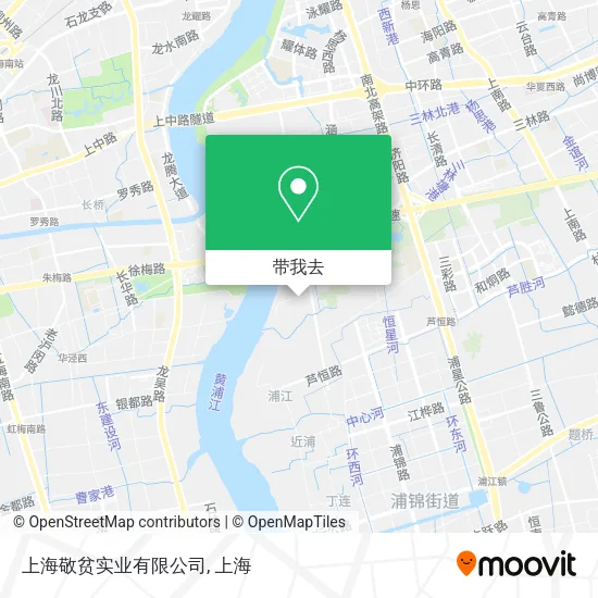 上海敬贫实业有限公司地图