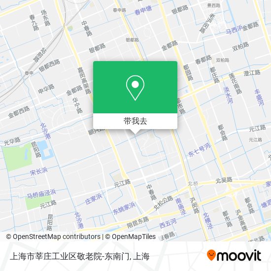 上海市莘庄工业区敬老院-东南门地图