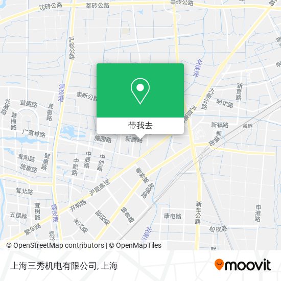 上海三秀机电有限公司地图