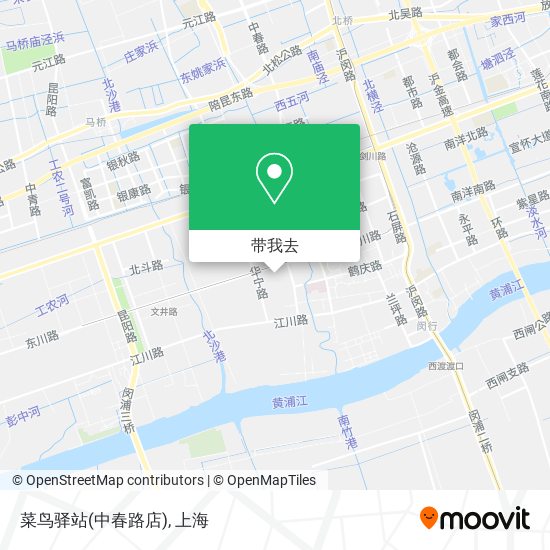 菜鸟驿站(中春路店)地图