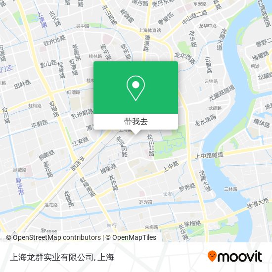 上海龙群实业有限公司地图