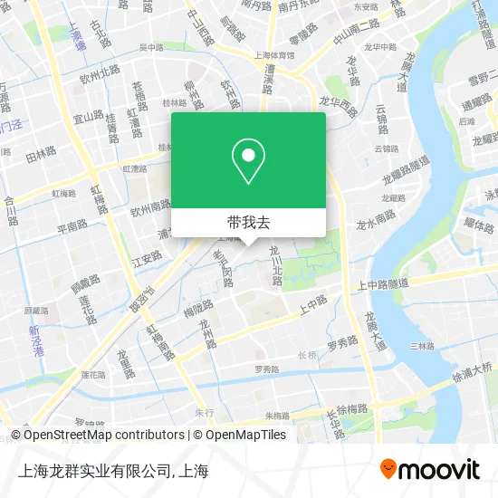 上海龙群实业有限公司地图