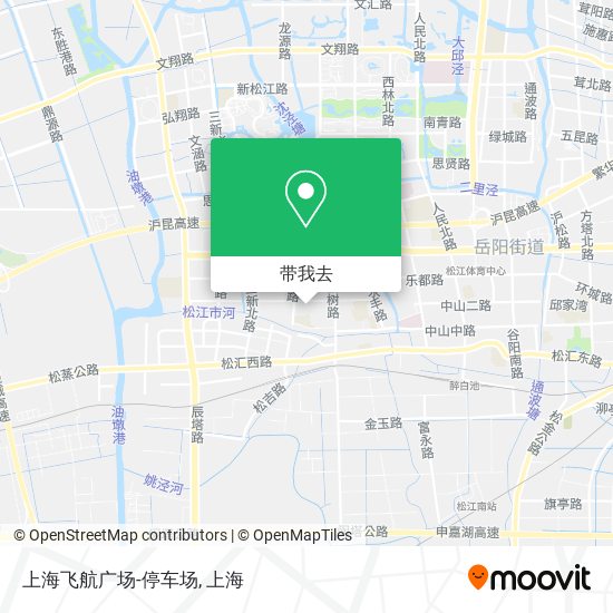 上海飞航广场-停车场地图