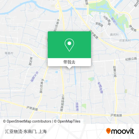 汇亚物流-东南门地图