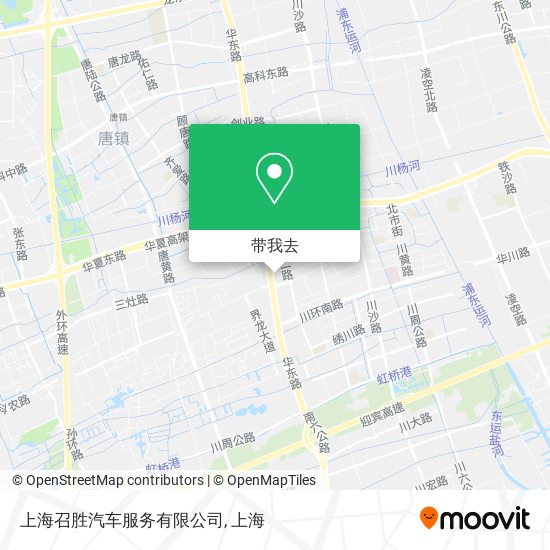 上海召胜汽车服务有限公司地图