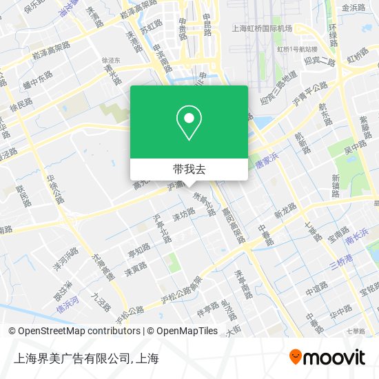 上海界美广告有限公司地图
