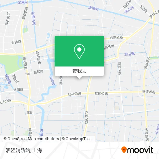 泗泾消防站地图