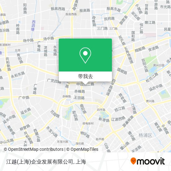 江越(上海)企业发展有限公司地图