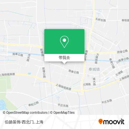 伯扬装饰-西北门地图