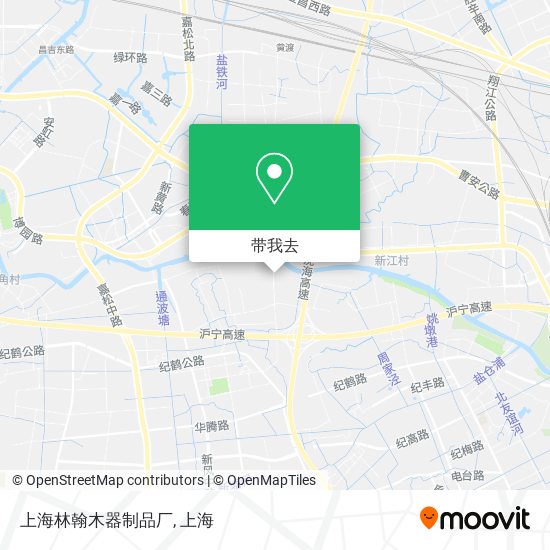 上海林翰木器制品厂地图