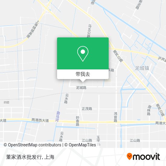 董家酒水批发行地图
