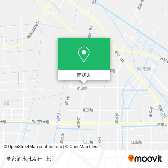 董家酒水批发行地图