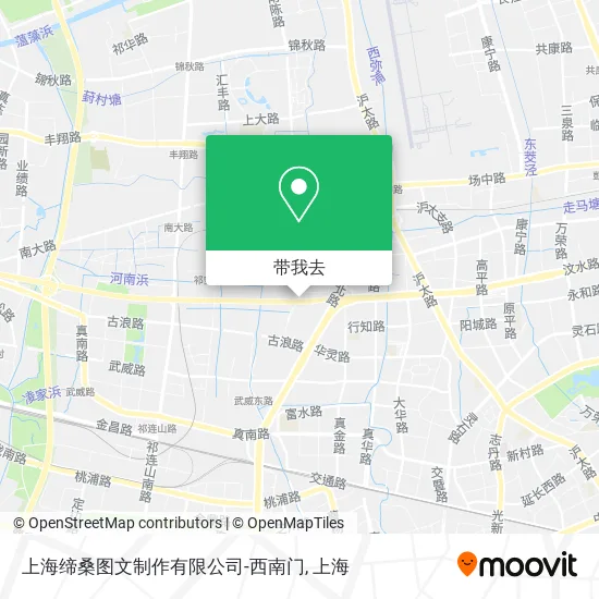 上海缔桑图文制作有限公司-西南门地图