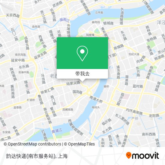 韵达快递(南市服务站)地图