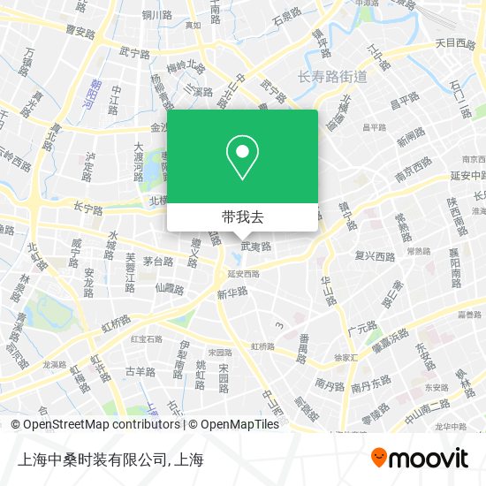 上海中桑时装有限公司地图