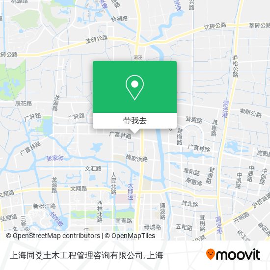 上海同爻土木工程管理咨询有限公司地图