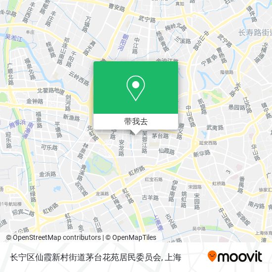 长宁区仙霞新村街道茅台花苑居民委员会地图