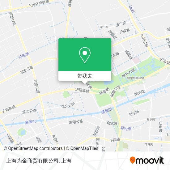 上海为金商贸有限公司地图
