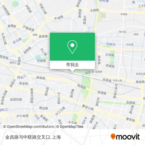 金昌路与中联路交叉口地图