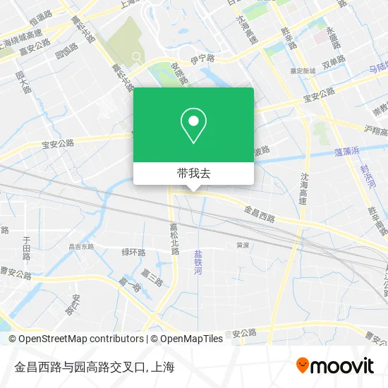 金昌西路与园高路交叉口地图
