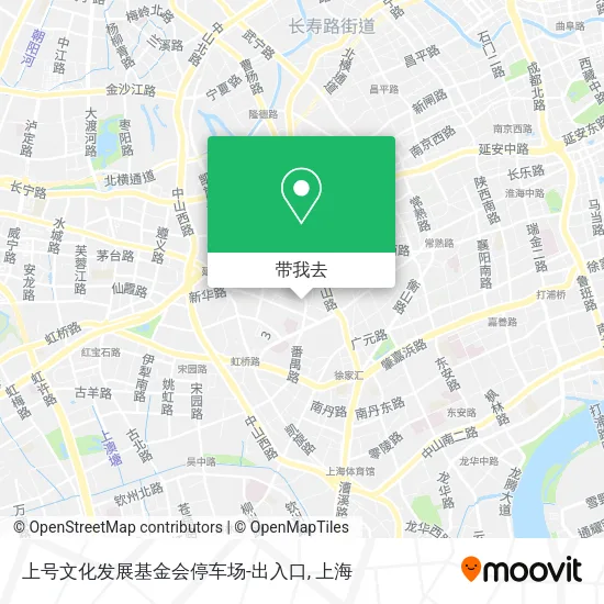 上号文化发展基金会停车场-出入口地图