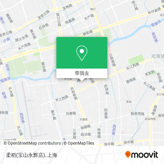 柔稻(宝山永辉店)地图