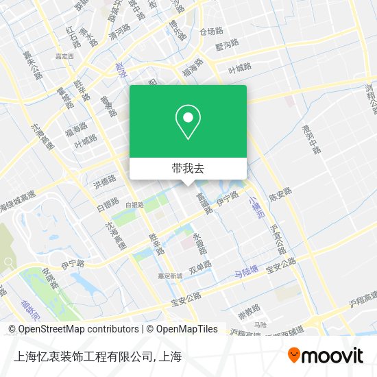 上海忆衷装饰工程有限公司地图
