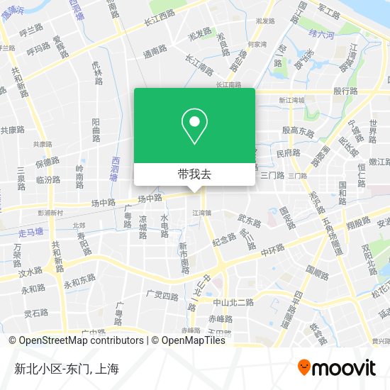 新北小区-东门地图