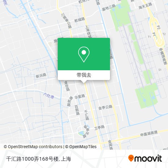 千汇路1000弄168号楼地图