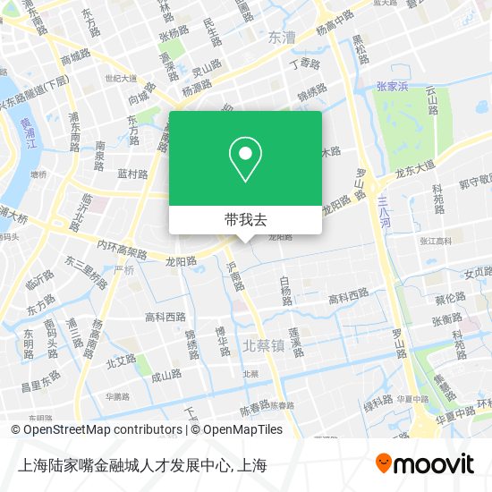 上海陆家嘴金融城人才发展中心地图