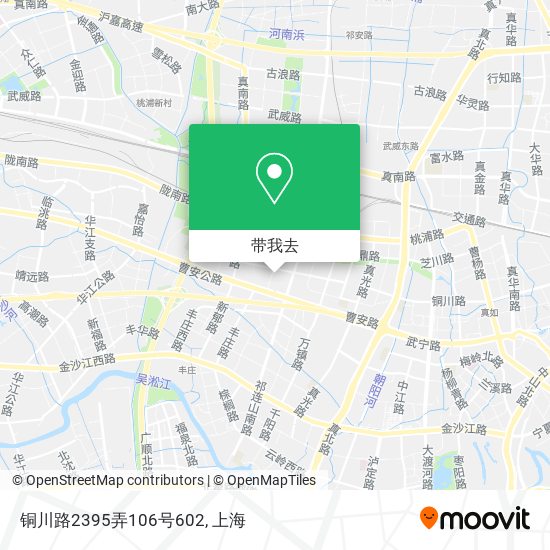 铜川路2395弄106号602地图