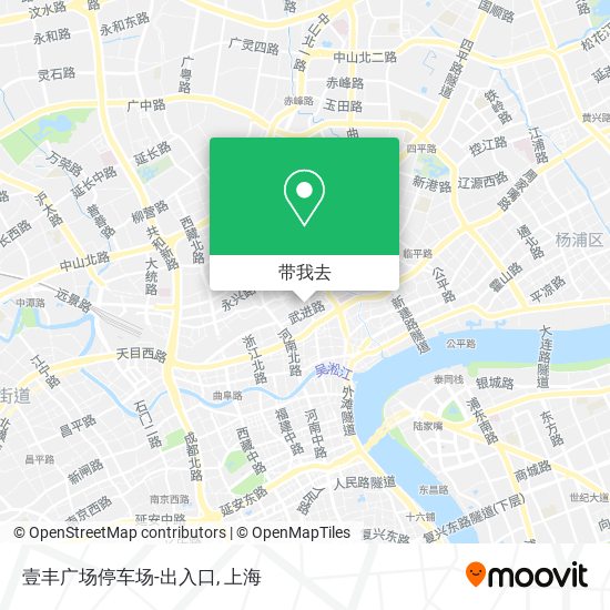 壹丰广场停车场-出入口地图