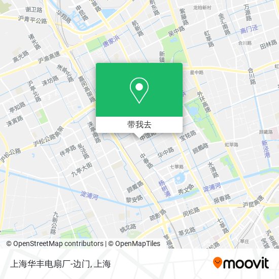 上海华丰电扇厂-边门地图