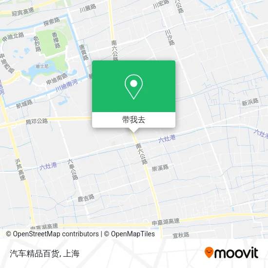 汽车精品百货地图