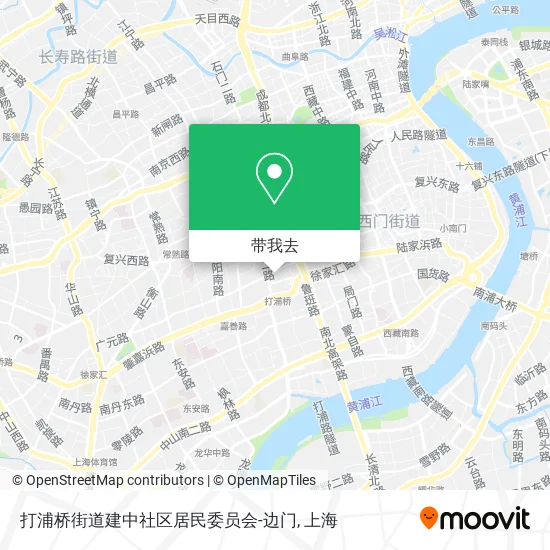打浦桥街道建中社区居民委员会-边门地图