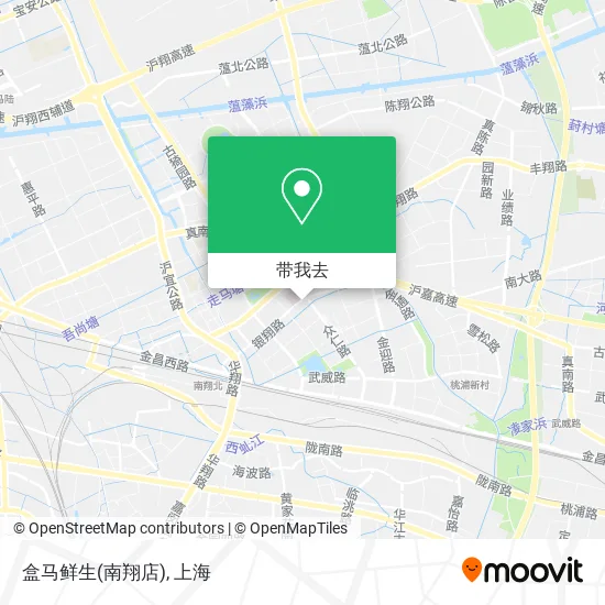 盒马鲜生(南翔店)地图