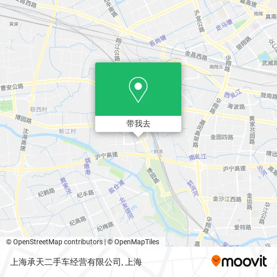 上海承天二手车经营有限公司地图