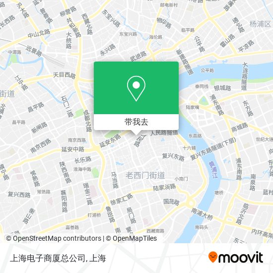 上海电子商厦总公司地图